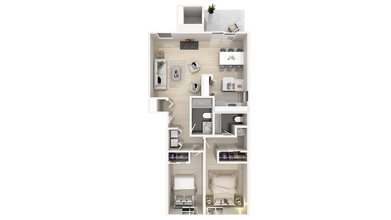2 x 2 G104 floor plan